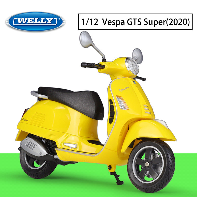 1/12 Scale 2020 Vespa GTS Super Scooter Diecast Model