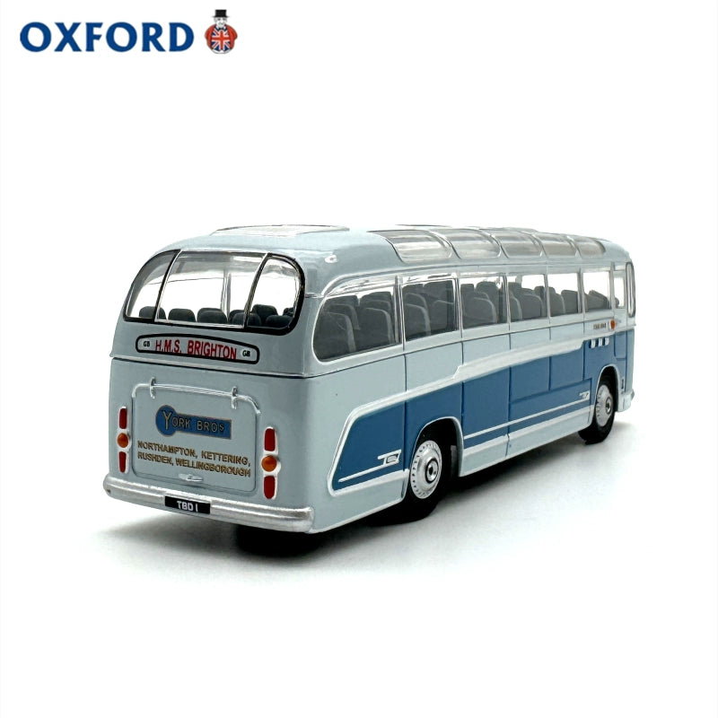 1/76 Scale Duple Britannia York Bros Coach Diecast Model