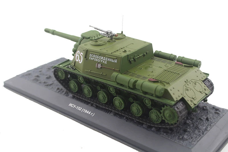 1/43 Scale 1944 ISU-152 WWII Soviet Self-Propelled Gun Diecast Model
