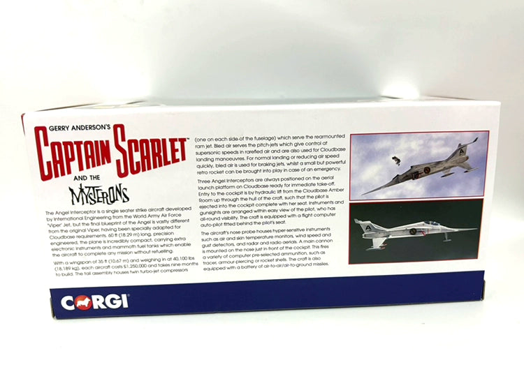 1/72 Scale Captain Scarlet Angel Interceptor Diecast Model Aircraft