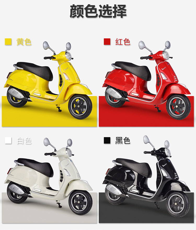 1/12 Scale 2020 Vespa GTS Super Scooter Diecast Model