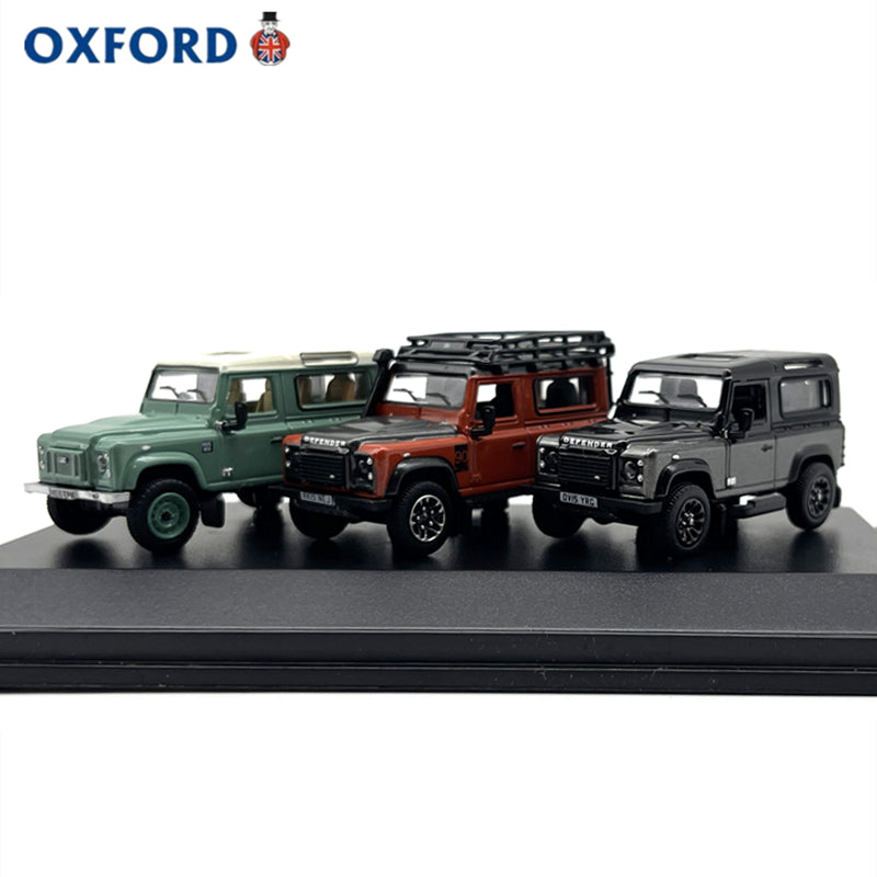 1/76 Scale Land Rover Defender Diecast Model Cars Set