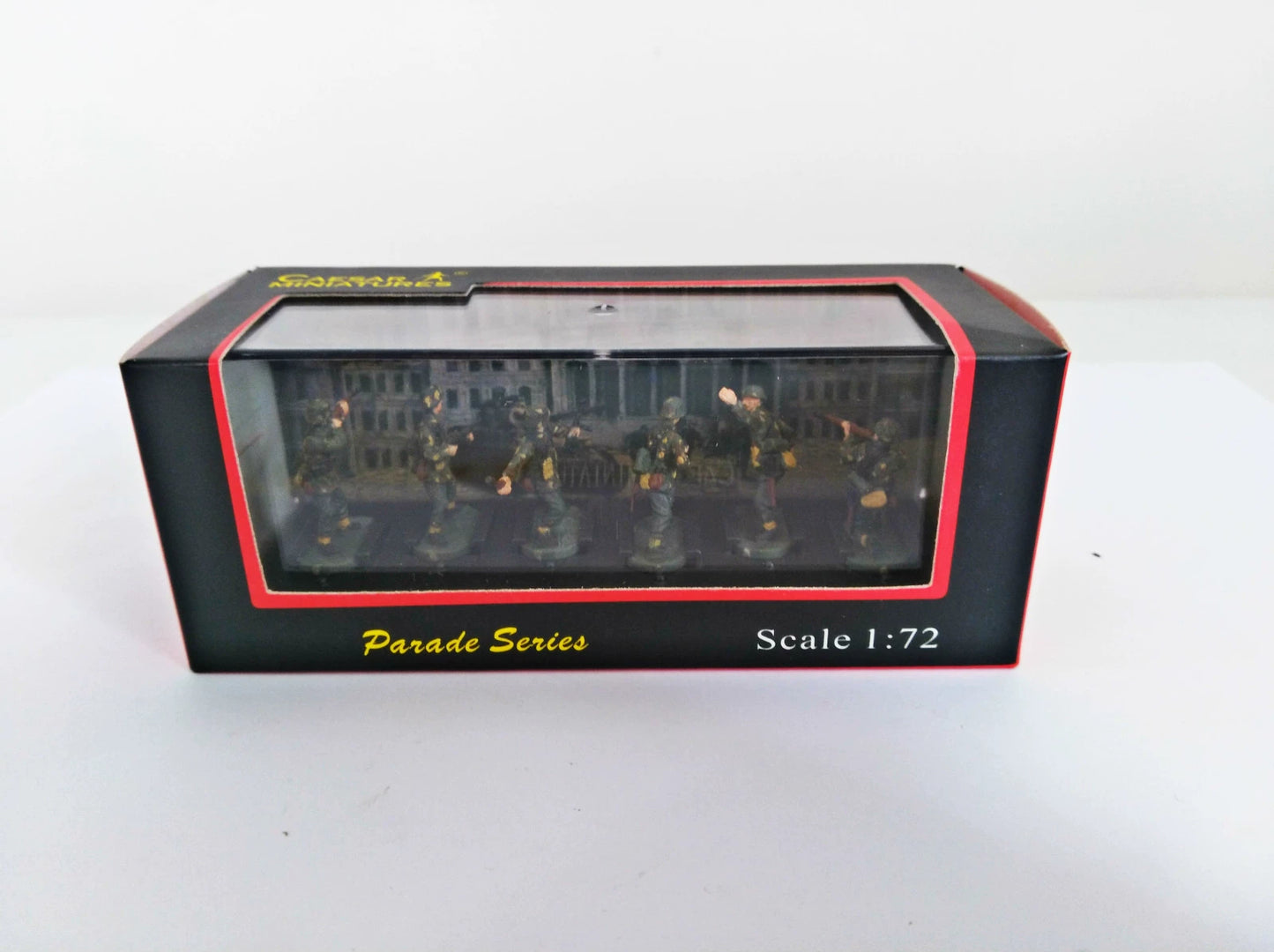 1/72 Scale WWII German Panzergrenadiers Set 6pcs Painted Figures Caesar Miniatures P801