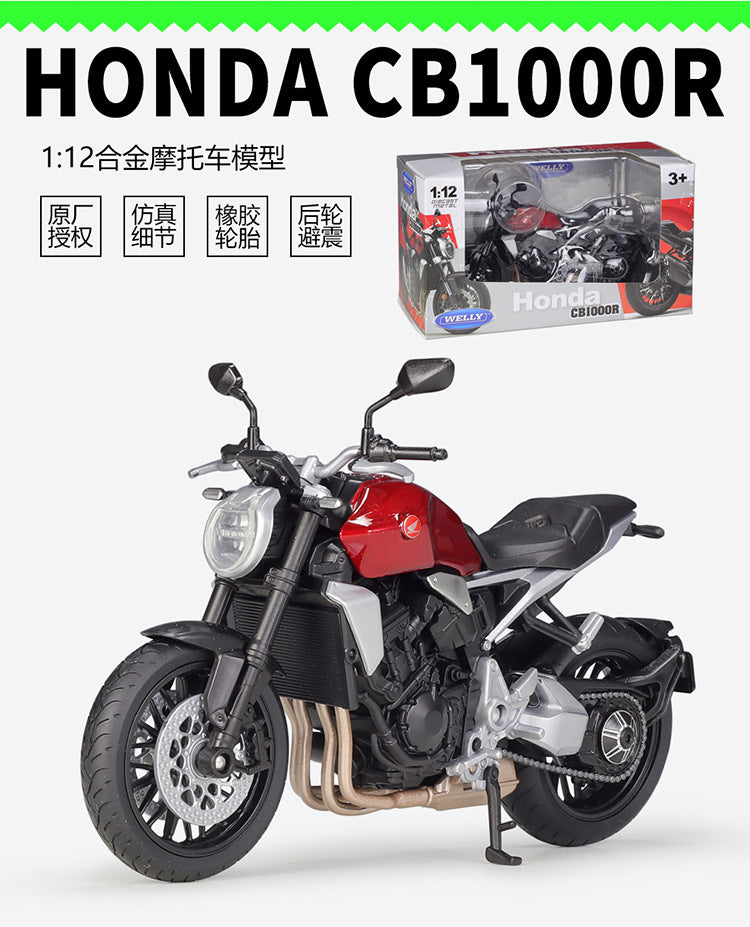 1/12 Scale Honda CB1000R Motorcycle Diecast Model