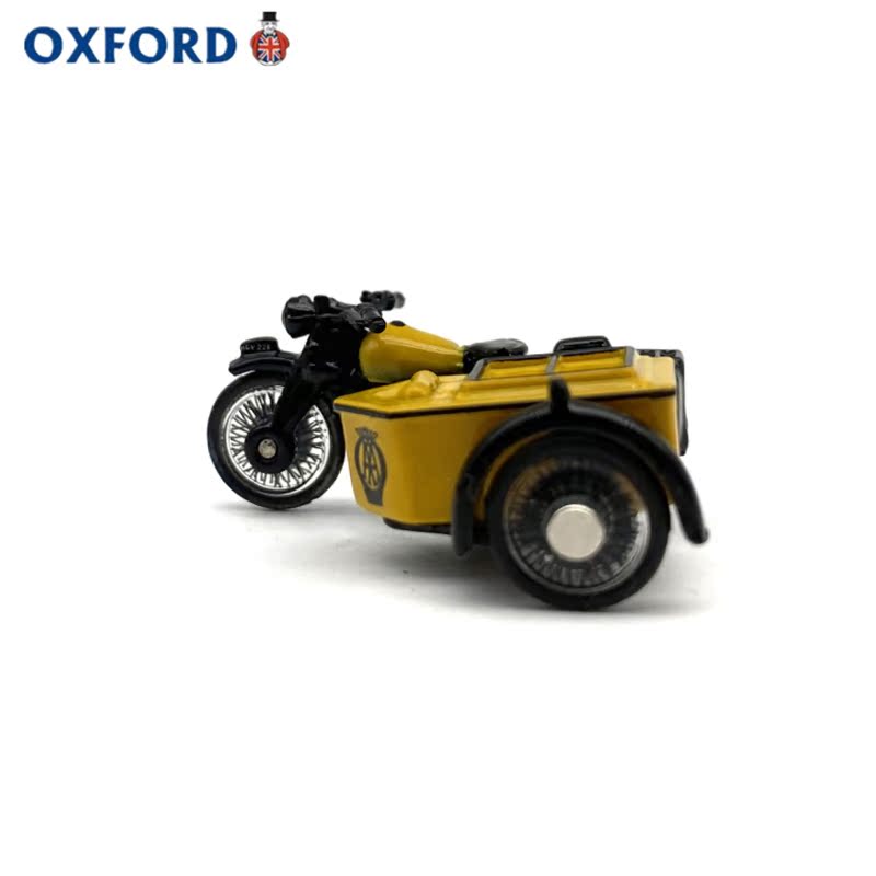1/76 Scale AA Motorcycle and Sidecar Diecast Model