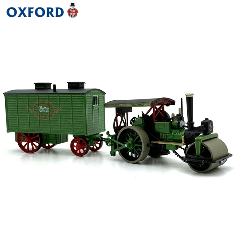 1/76 Scale Fred Dibnah Aveling & Porter Road Roller (Betsy) & Wagon Diecast Model