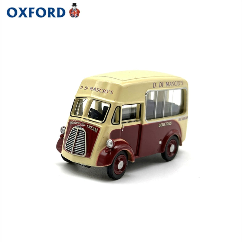 1/76 Scale Morris J-type Ice Walls Cream Van Yellow Red Diecast Model