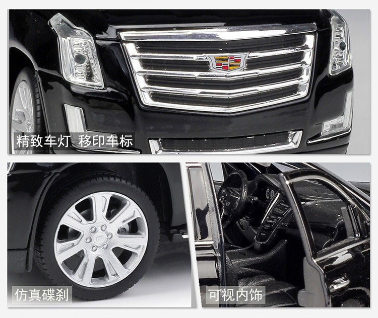 1/27 Scale 2017 Cadillac Escalade Luxury SUV Diecast Model Car