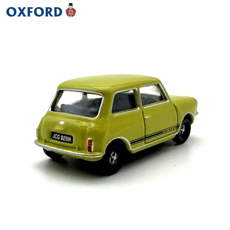 1/76 Scale Mini 1275 Yellow Diecast Model Car