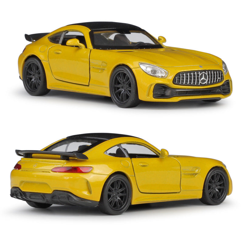 1/36 Scale Mercedes-AMG GT R Grand Tourer Diecast Model Car Pull Back Toy