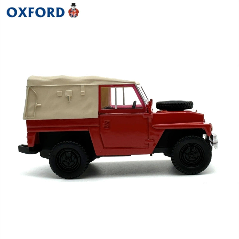 1/43 Scale Land Rover Lightweight Red Diecast Model Car