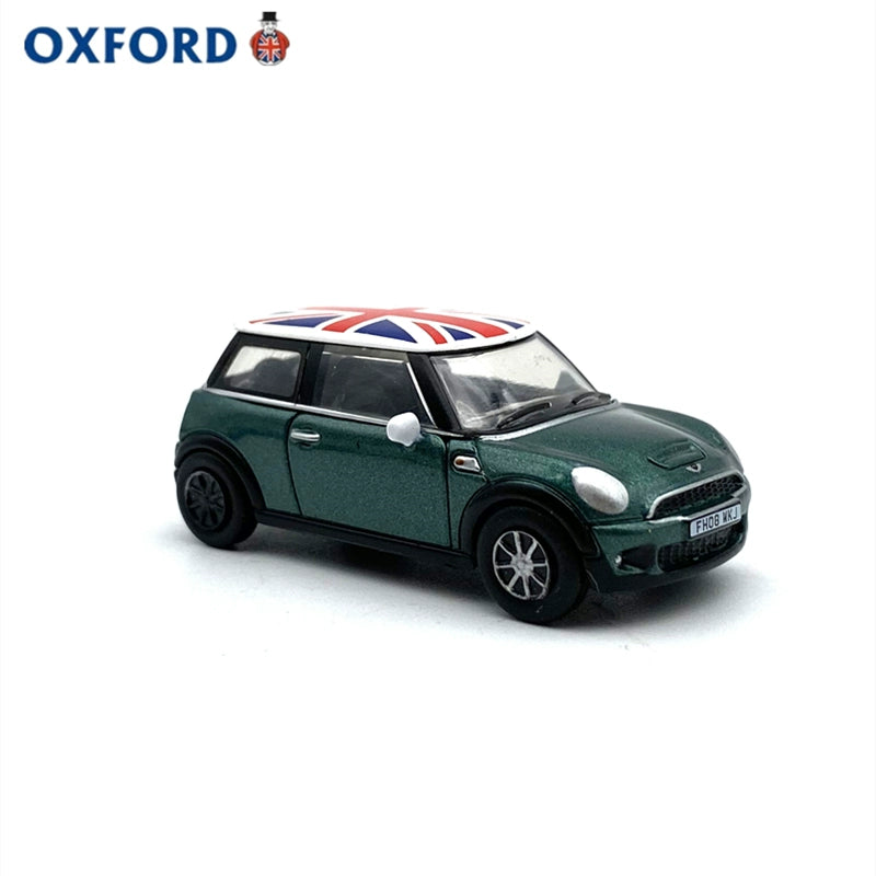 1/76 Scale Mini Cooper S Green Diecast Model Car