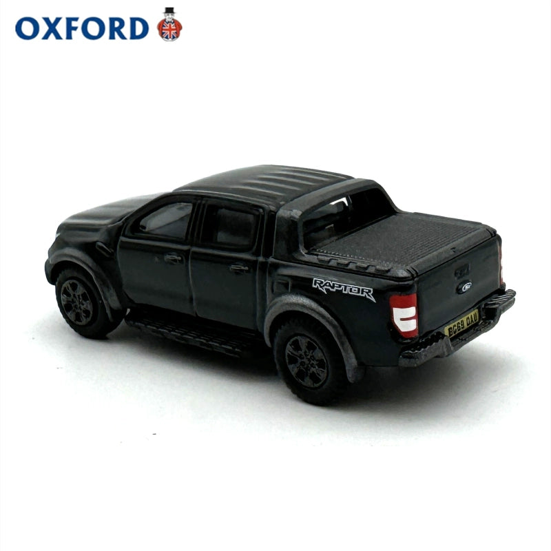 1/76 Scale Ford Ranger Raptor Black Pickup Truck Diecast Model