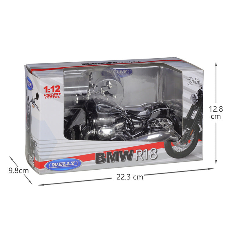 1/12 Scale 2020 BMW R18 Cruiser Motorcycle Diecast Model
