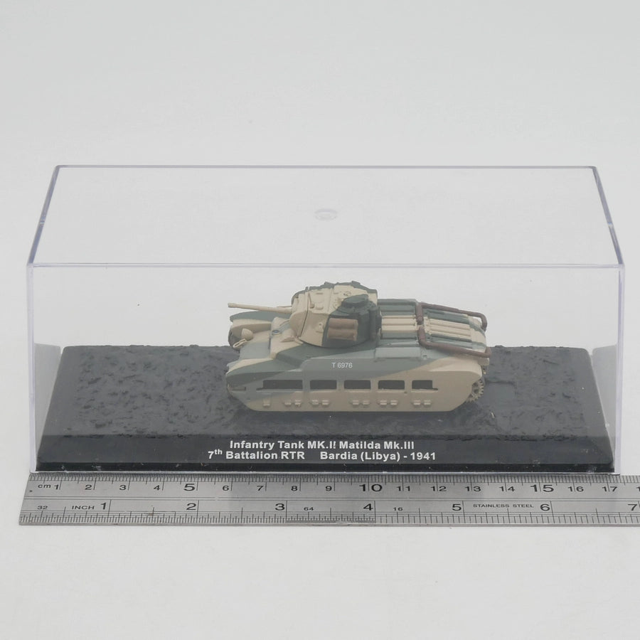 1/72 Scale 1941 WWII British Infantry Tank Mark II Matilda Diecast Model