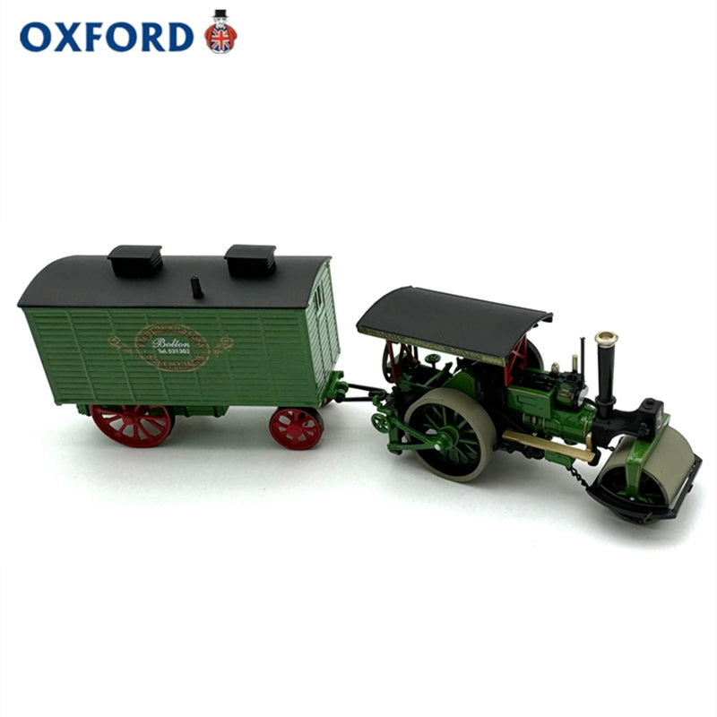 1/76 Scale Fred Dibnah Aveling & Porter Road Roller (Betsy) & Wagon Diecast Model