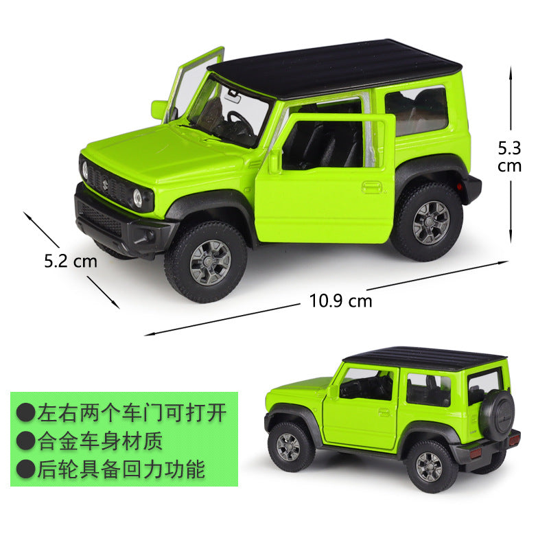 1/36 Scale Suzuki Jimny Mini SUV Diecast Model Car Pull Back Toy