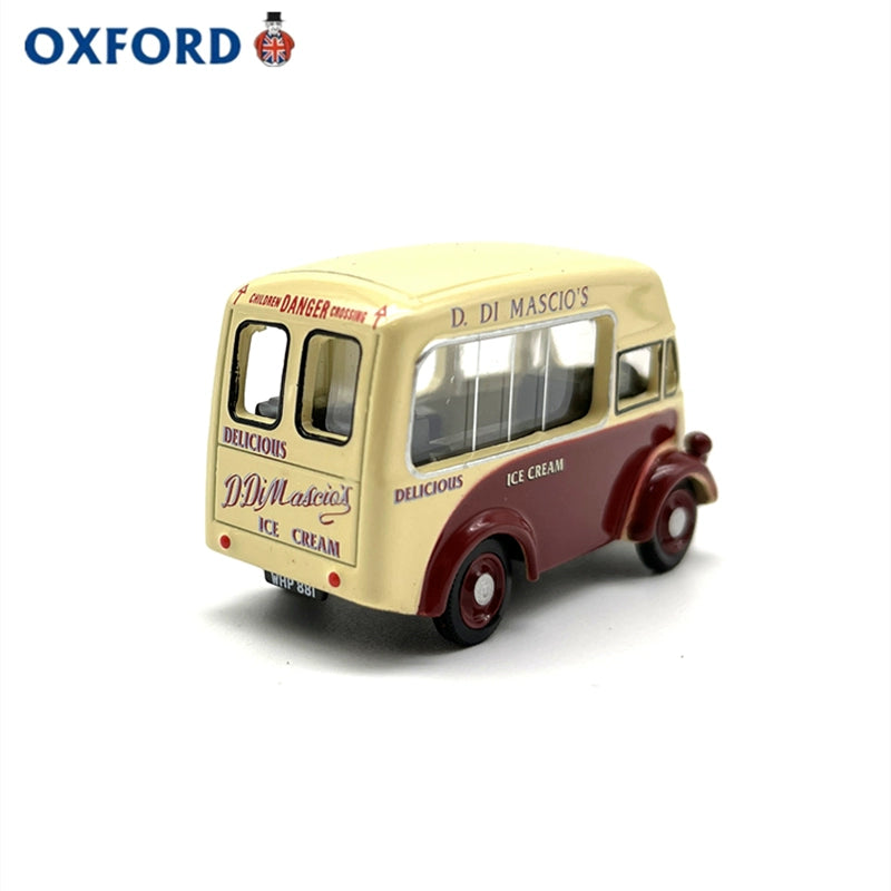 1/76 Scale Morris J-type Ice Walls Cream Van Yellow Red Diecast Model