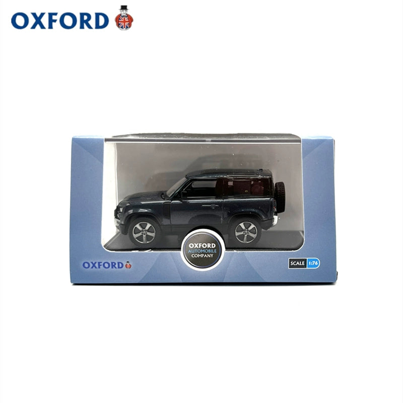 1/76 Scale Land Rover Defender 90 Blue Diecast Model Car