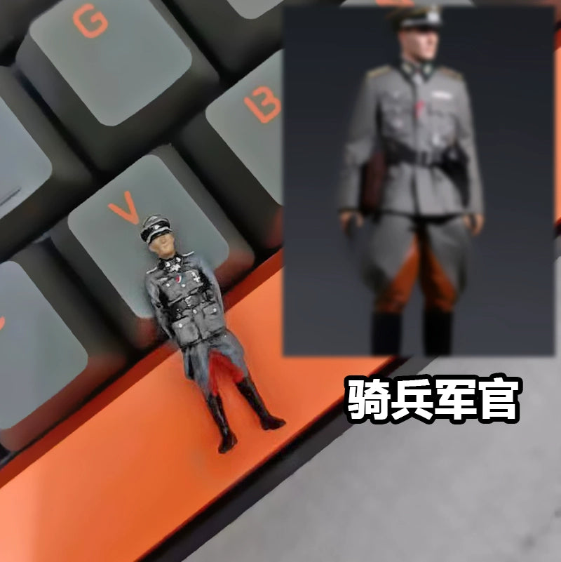 1/72 Scale Soldier Figurine Painted Model Diorama