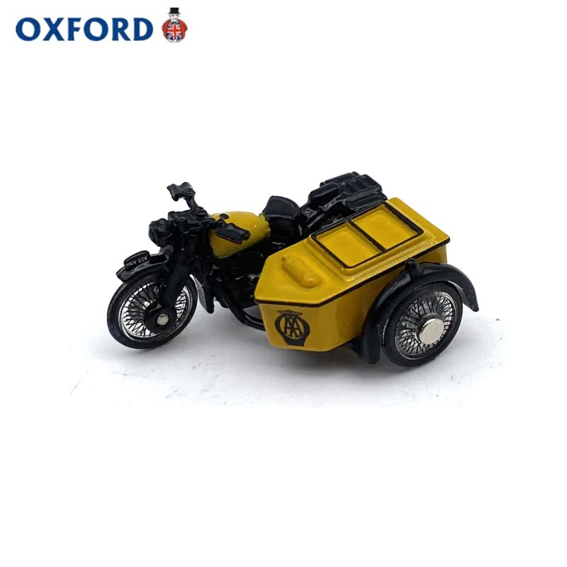 1/76 Scale AA Motorcycle and Sidecar Diecast Model