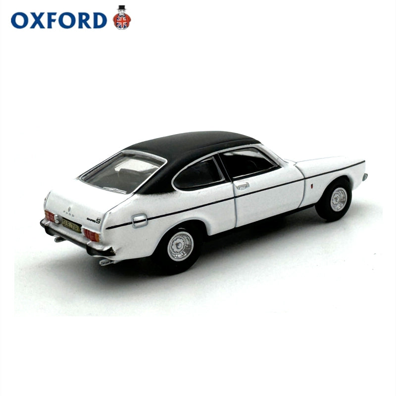 1/76 Scale Ford Capri Mk2 White Diecast Model Car