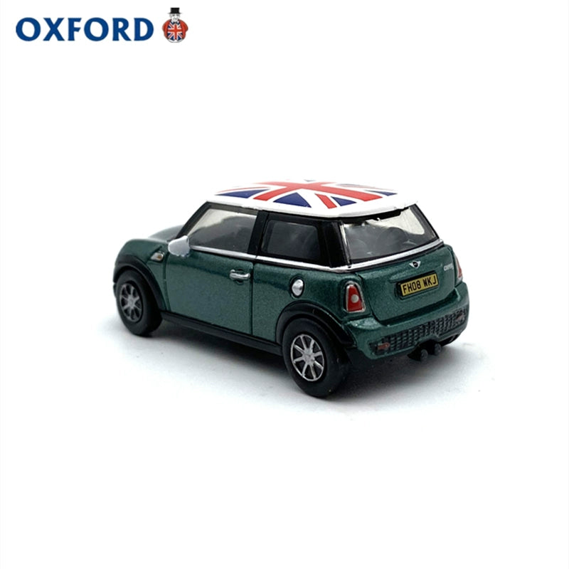 1/76 Scale Mini Cooper S Green Diecast Model Car