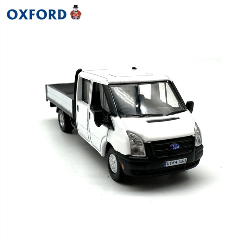 1/76 Scale Ford Transit Dropside Truck White Diecast Model