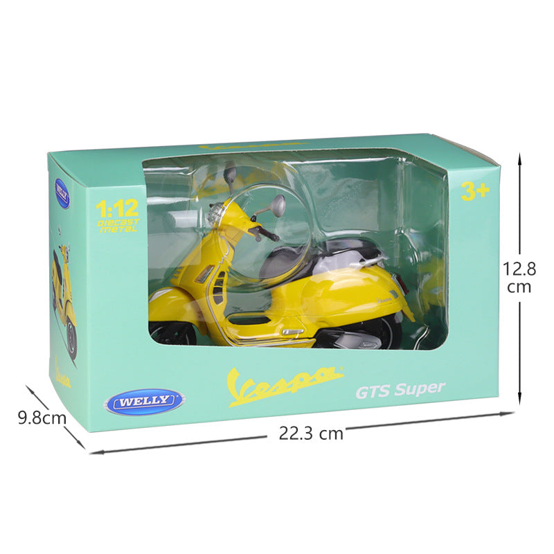 1/12 Scale 2020 Vespa GTS Super Scooter Diecast Model