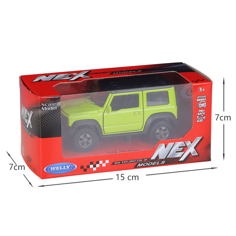 1/36 Scale Suzuki Jimny Mini SUV Diecast Model Car Pull Back Toy