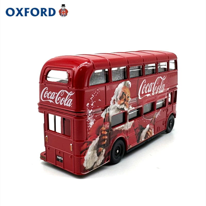 1/76 Scale AEC Routemaster Double-Decker Bus Xmas Diecast Model