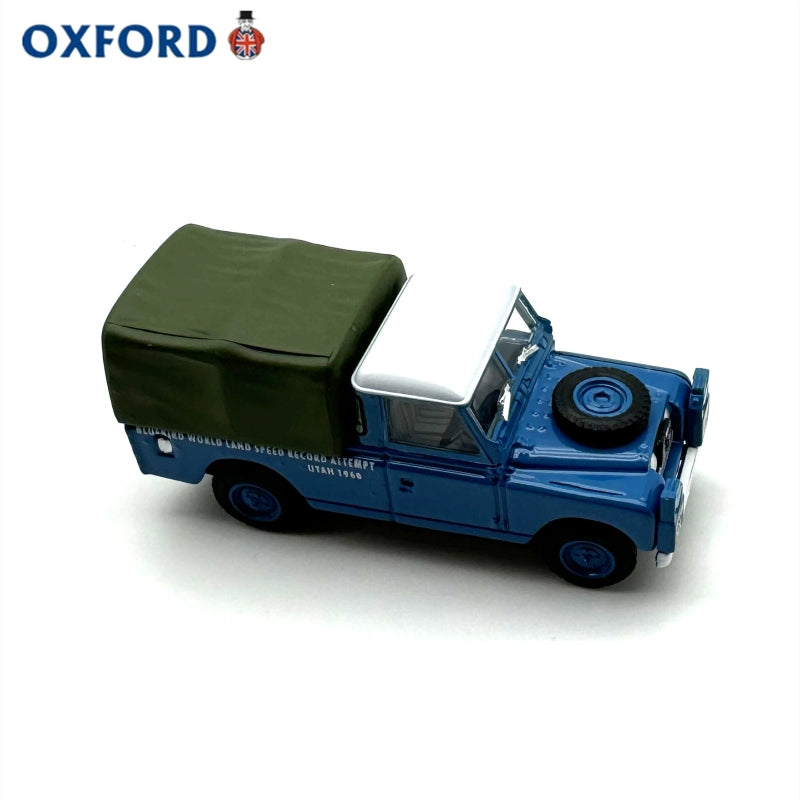 1/76 Scale Land Rover Series 2 LWB Bluebird Land Speed Record Diecast Model Car