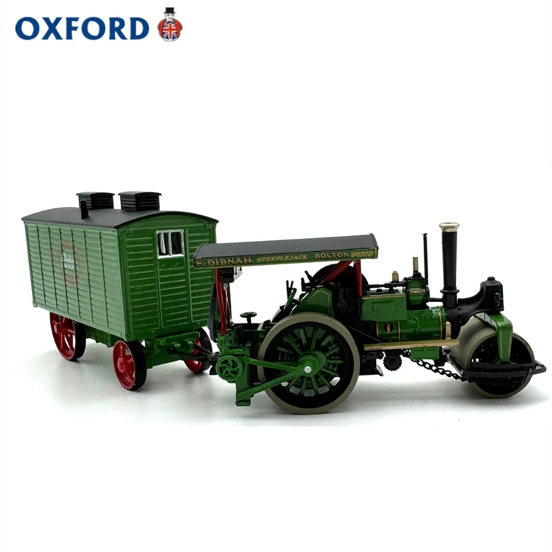 1/76 Scale Fred Dibnah Aveling & Porter Road Roller (Betsy) & Wagon Diecast Model