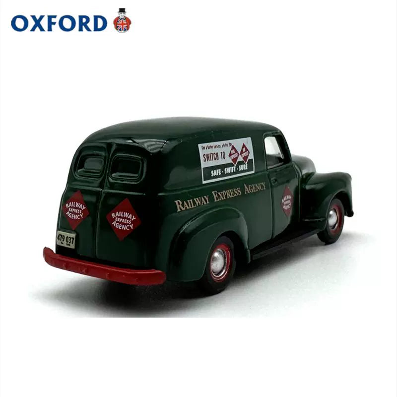 1/87 Scale 1950 Chevrolet Panel Van Railway Express Agency Diecast Model