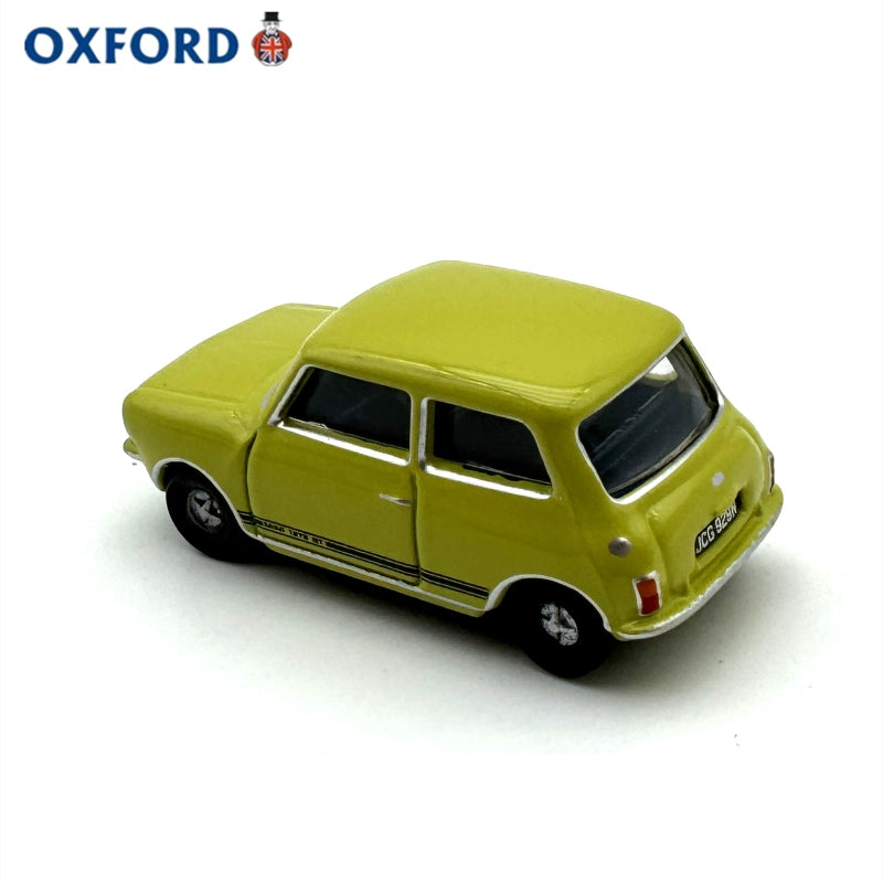1/76 Scale Mini 1275 Yellow Diecast Model Car