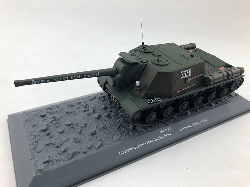 1/43 Scale 1945 ISU-122 WWII Soviet Assault Gun Diecast Model