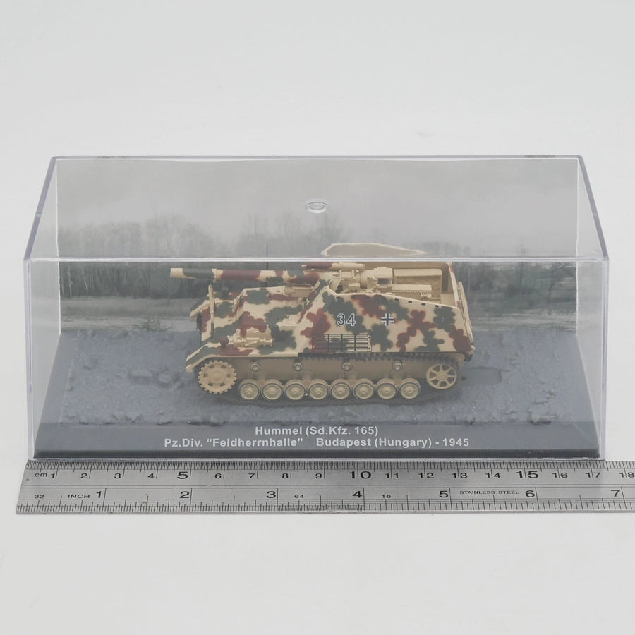 1/72 Scale 1945 Hummel WWII German Self-Propelled Gun Sd.Kfz. 165 Diecast Model