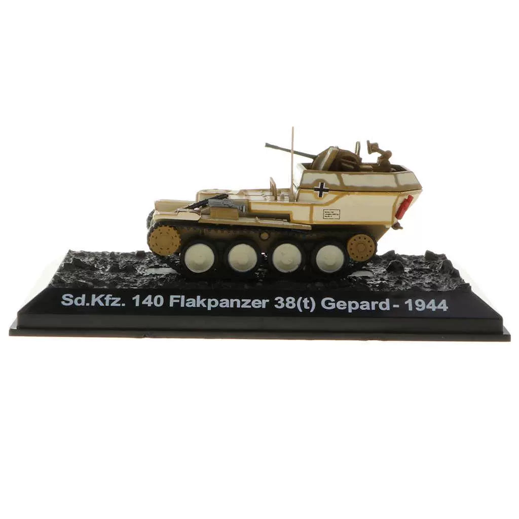 1:72 Scale Flakpanzer 38(t) WWII German Self-Propelled Anti-Aircraft Gun Sd.Kfz. 140 Diecast Model