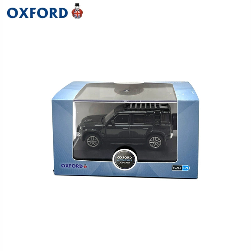 1/76 Scale New Land Rover Defender 110 Black Diecast Model Car