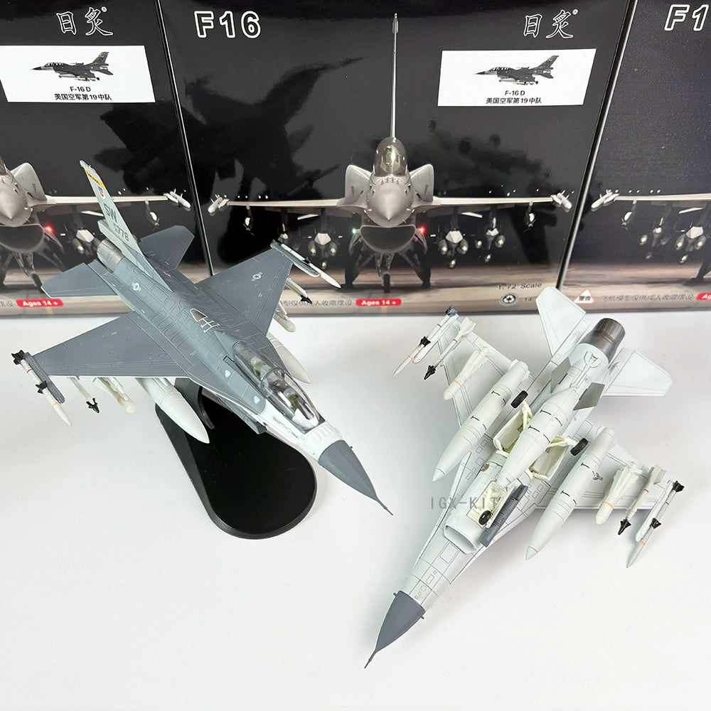 1/72 Scale F-16D Fighting Falcon USAF AF90-778 Mig Killer Fighter Aircraft Diecast Model