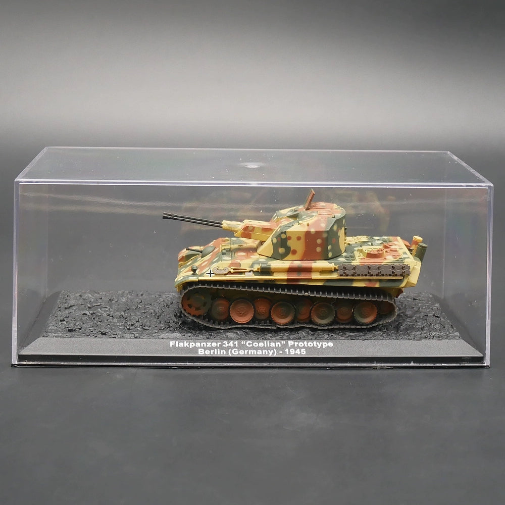 1/72 Scale 1945 Flakpanzer 341 Coelian WWII German Self-Propelled Anti-Aircraft Gun Diecast Model