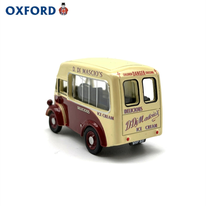 1/76 Scale Morris J-type Ice Walls Cream Van Yellow Red Diecast Model