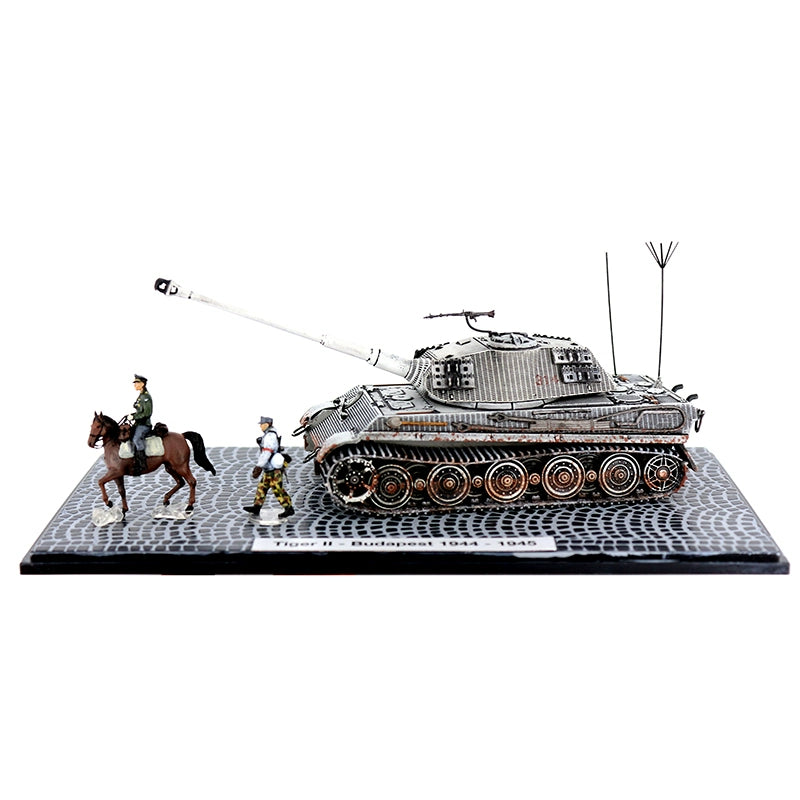 1/72 Scale Winter Cavalry Soldier 3D-Printed Model Painted Figurine Diorama