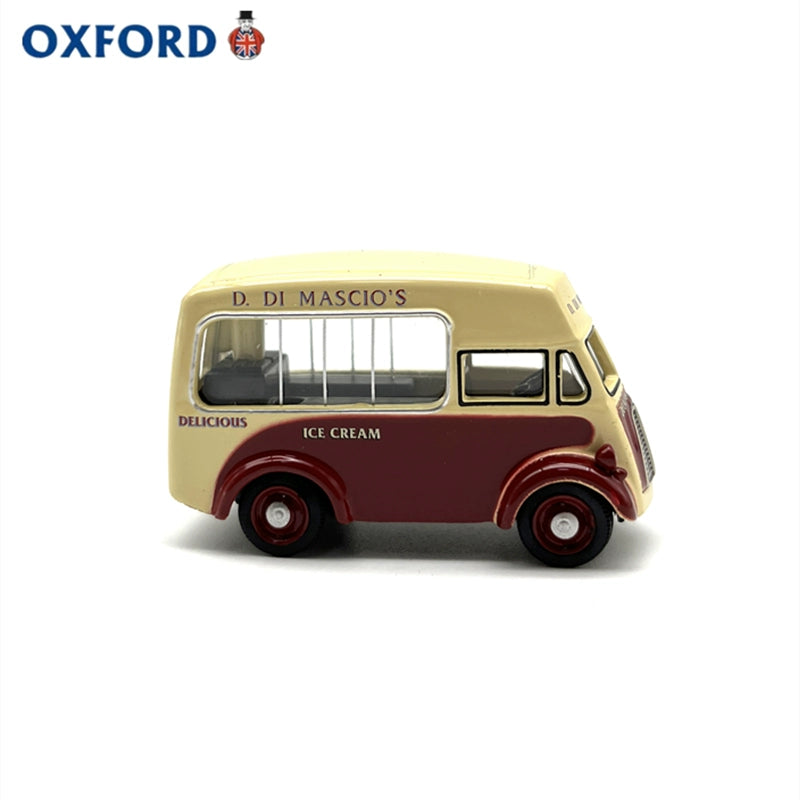 1/76 Scale Morris J-type Ice Walls Cream Van Yellow Red Diecast Model