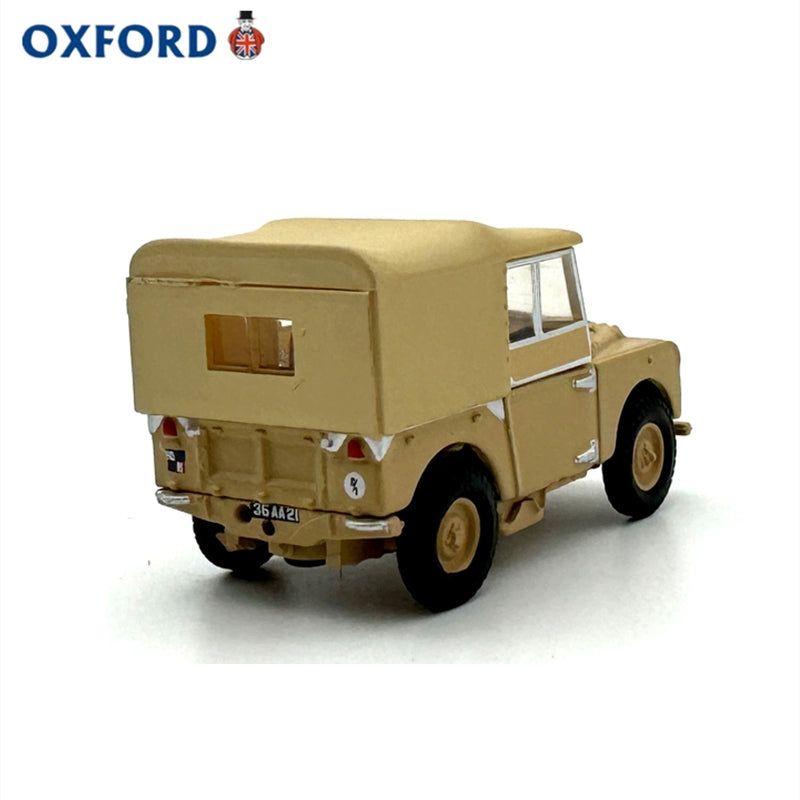 1/76 Scale Land Rover Series I 80" Canvas 34th Light Diecast Model Car