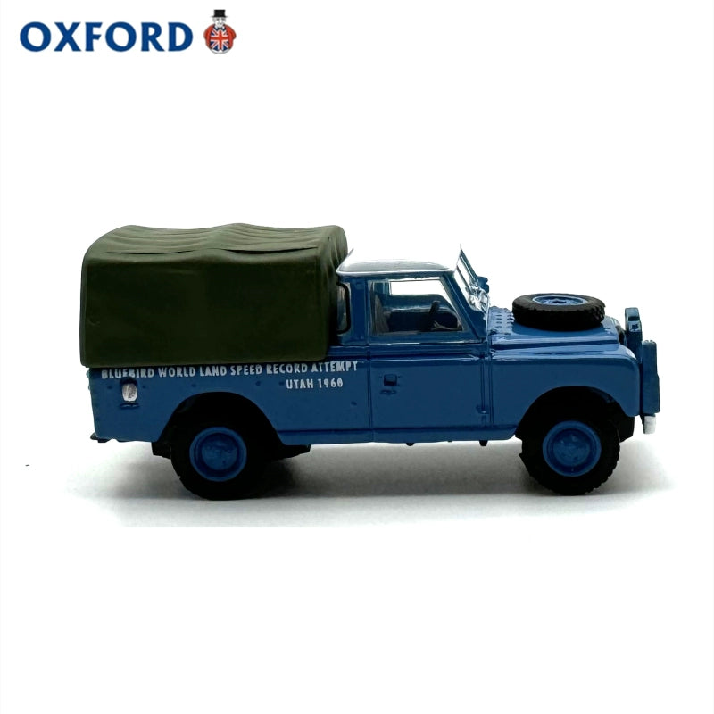 1/76 Scale Land Rover Series 2 LWB Bluebird Land Speed Record Diecast Model Car