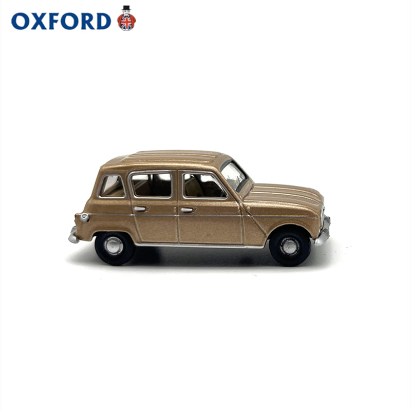 1/76 Scale Renault 4 Brown Diecast Model Car