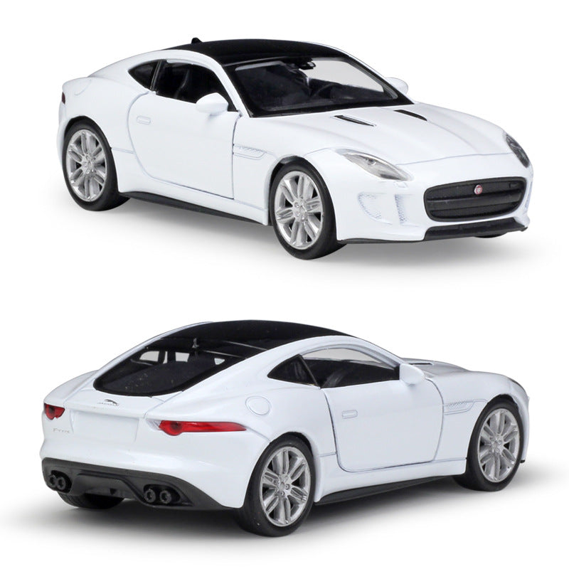 1/36 Scale Jaguar F-Type Coupe Diecast Model Car Pull Back Toy