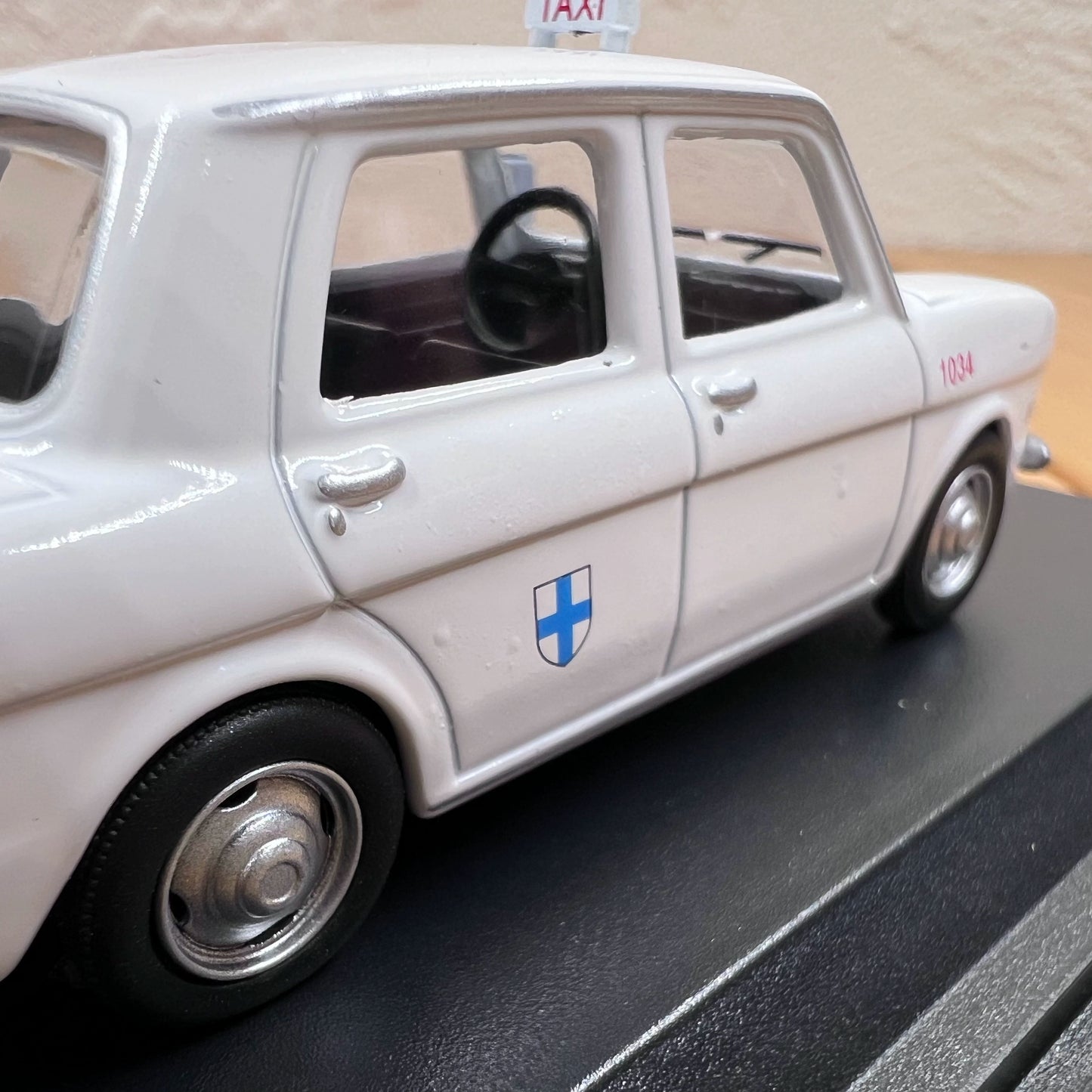 1/43 Scale 1962 Simca 1000 Marseille Taxi Diecast Model Car