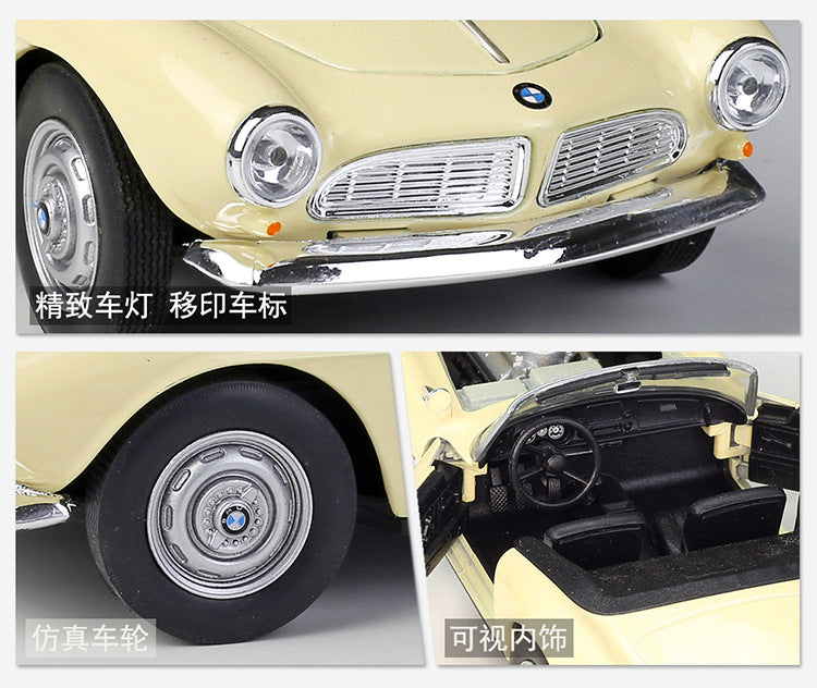 1/24 Scale BMW 507 Grand Touring Convertible Diecast Model Car